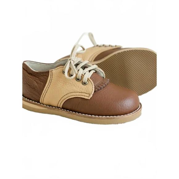 NEW ZIMMERMANN boys artie saddle sgoes in brown